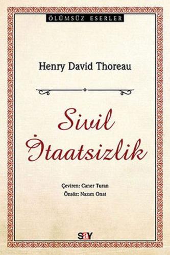 Sivil İtaatsizlik Henry David Thoreau