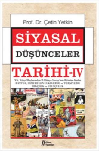 Siyasal Düşünceler Tarihi - 4 %18 indirimli Çetin Yetkin