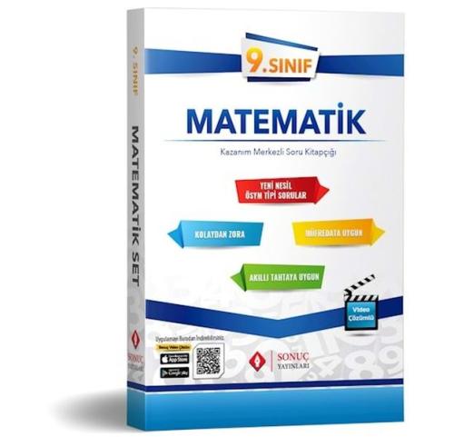 Sonuç 9. Sınıf Matematik Set Kazanım Merkezli Soru Kitapçığı (Yeni) Ko