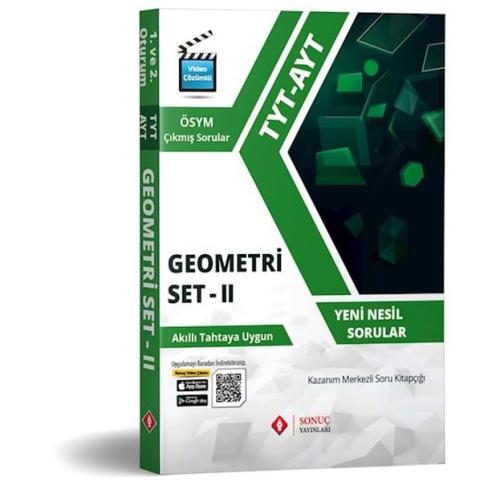 Sonuç TYT-AYT Geometri Set II Kazanım Merkezli Soru Kitapçığı (Yeni) K