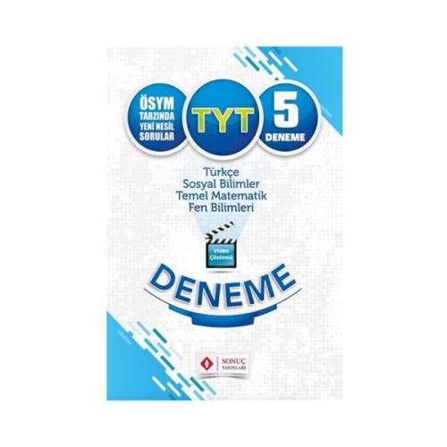 Sonuç TYT Tamamı Çözümlü 5 Deneme (Yeni) Kolektif