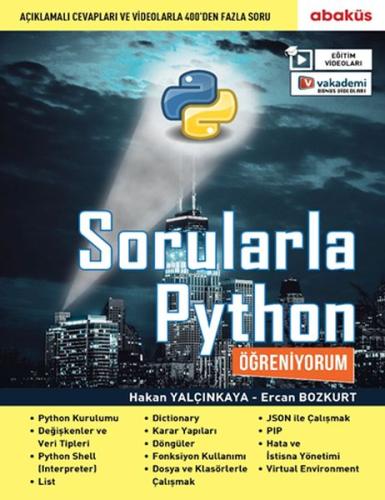 Sorularla Python (Eğitim Videolu) %20 indirimli Ercan Bozkurt - Hakan 