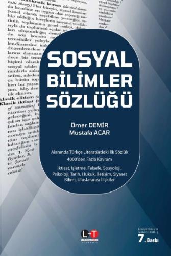 Sosyal Bilimler Sözlüğü Ömer Demir-Mustafa Acar