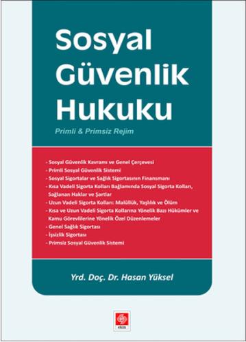 Sosyal Güvenlik Hukuku (Hasan Yüksel) Hasan Yüksel