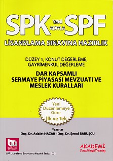 SPK-SPF Dar Kapsamlı Sermaye Piyasası Mevzuatı ve Meslek Kuralları Şen