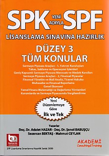 SPK-SPF Düzey 3 - Tüm Konular Şenol Babuşcu