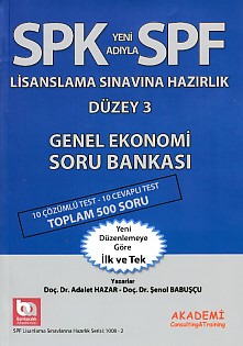 SPK-SPF Genel Ekonomi Soru Bankası Adalet Hazar