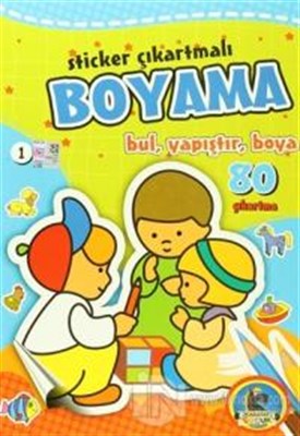 Sticker Çıkartmalı Boyama (6 Kitap Takım) %25 indirimli Kolektif