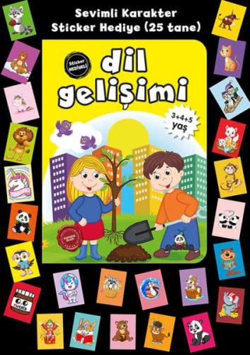 Stickerlı 3+4+5 Yaş Dil Gelişimi %22 indirimli Pedagog Afife Çoruk