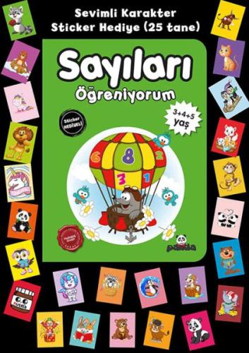 Stickerlı 3+4+5 Yaş Sayıları Öğreniyorum %22 indirimli Pedagog Afife Ç