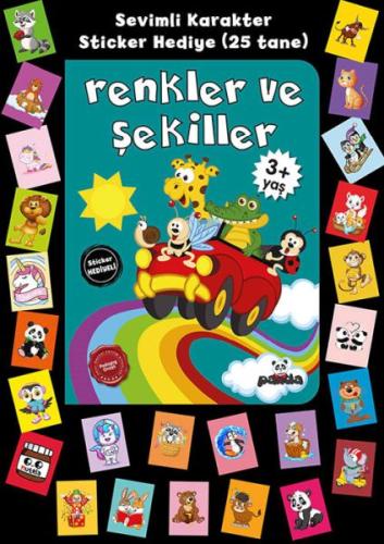 Stickerlı 3+ Yaş Renkler ve Şekiller %22 indirimli Pedagog Afife Çoruk