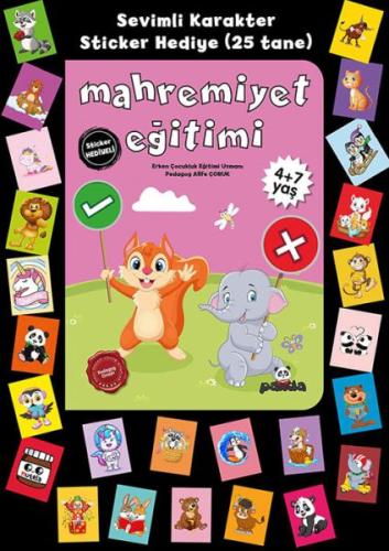 Stickerlı 4+7 Yaş Mahremiyet Eğitimi %22 indirimli Pedagog Afife Çoruk