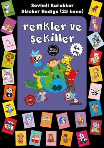 Stickerlı 4+ Yaş Renkler ve Şekiller %22 indirimli Pedagog Afife Çoruk