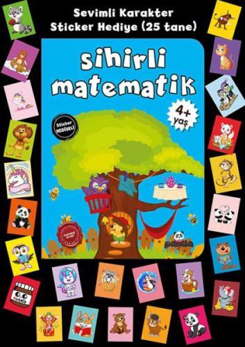 Stickerlı 4+ Yaş Sihirli Matematik %22 indirimli Pedagog Afife Çoruk