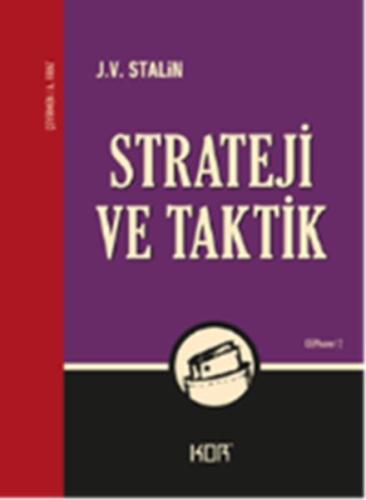Strateji ve Taktik %10 indirimli J. V. Stalin
