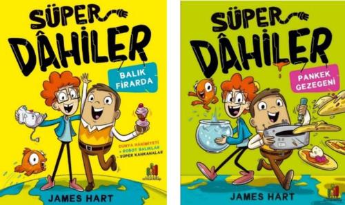 Süper Dahiler Kahkaha Kitap Seti (2 Kitap) James Hart