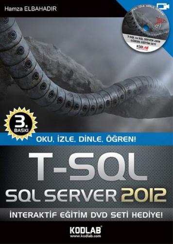 T-SQL - SQL Server 2012 Oku, İzle, Dinle, Öğren %10 indirimli Hamza El