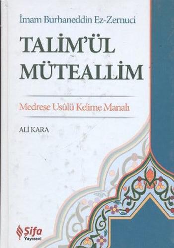 Talim'ül Müteallim %20 indirimli Ali Kara