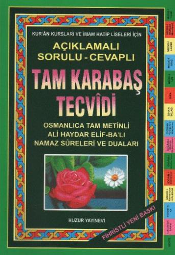 Tam Karabaş Tecvidi Fihristli (Kod 034) %23 indirimli Şeyh Abdurrahman