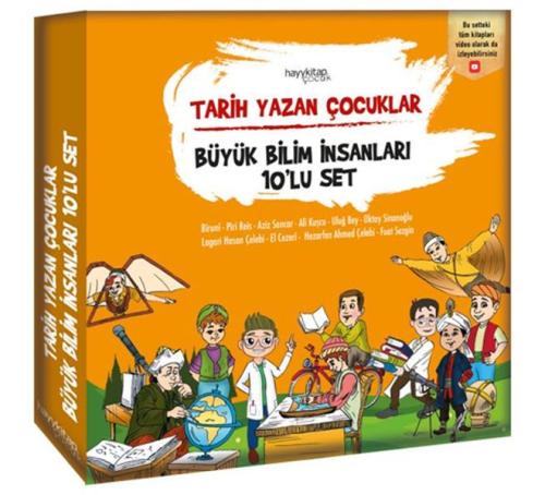 Tarih Yazan Çocuklar - Büyük Bilim İnsanları Seti - 10 Kitap Takım %20