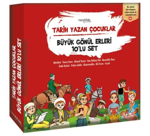 Tarih Yazan Çocuklar - Büyük Gönül Erleri Seti - 10 Kitap Takım Ayşe H