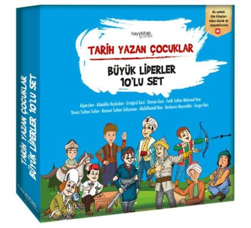 Tarih Yazan Çocuklar - Büyük Liderler Seti - 10 Kitap Takım Ayşe Hale