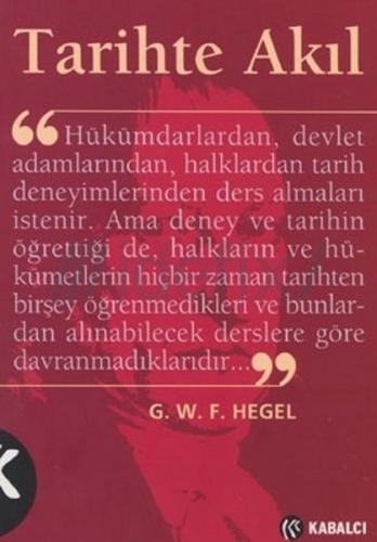 Tarihte Akıl George W.F. Hegel