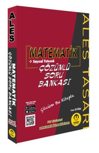 Tasarı ALES Matematik Sayısal Yetenek Soru Bankası Çözümlü %16 indirim