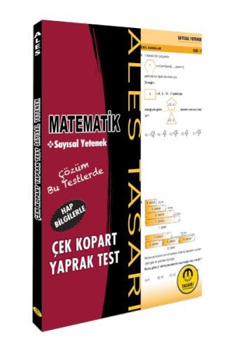 Tasarı ALES Matematik Yaprak Test %16 indirimli Komisyon