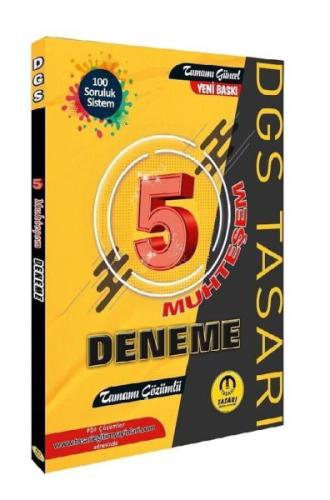 Tasarı DGS 5 Muhteşem Çözümlü Deneme %16 indirimli Komisyon