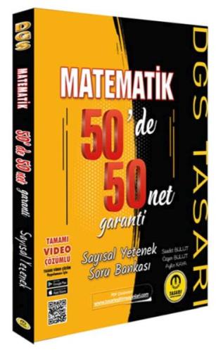 Tasarı DGS Matematik 50 de 50 Net Garanti Soru Bankası %16 indirimli Ö