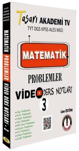 Tasarı Matematik Problemler Video Ders Notları 3 %16 indirimli Cem Özt