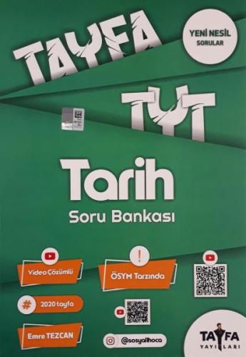 Tayfa TYT Tarih Soru Bankası (Yeni) Emre Tezcan