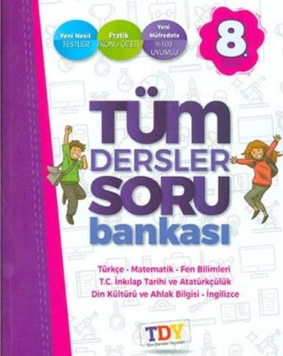 TDY 8.Sınıf Tüm Dersler Soru Bankası (Yeni) Kolektif