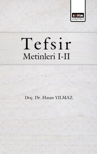 Tefsir Metinleri I-II %3 indirimli Hasan Yılmaz