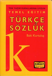 Temel Eğitim - Türkçe Sözlük (Plastik Kapak) %20 indirimli Baki Kurtul