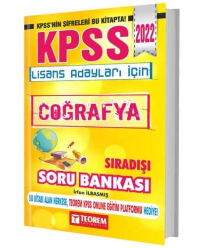 Teorem 2022 KPSS Coğrafya Sıradışı Soru Bankası İrfan Basılmış