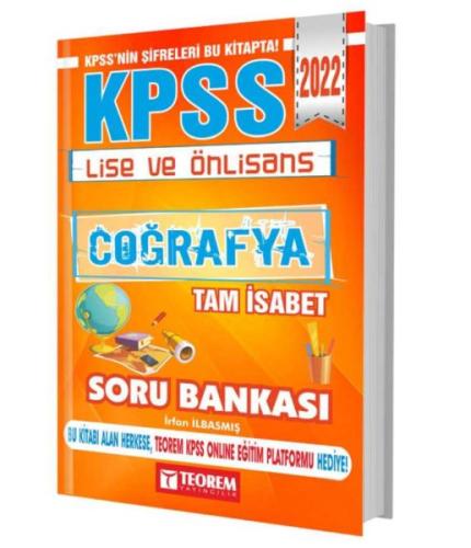 Teorem 2022 KPSS Lise Ön Lisans Coğrafya Tam İsabet Soru Bankası