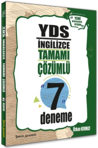 Tercih Akademi YDS İngilizce Tamamı Çözümlü 7 Deneme Özkan Kırmızı