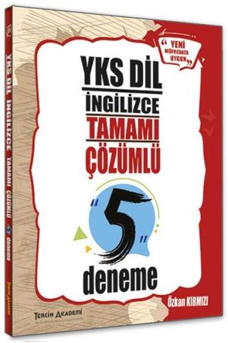 Tercih Akademi YKS DİL İngilizce Tamamı Çözümlü 5 Deneme Özkan Kırmızı