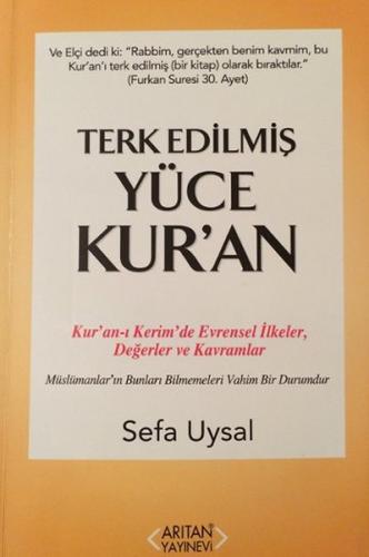 Terk Edilmiş Yüce Kur'an %20 indirimli Sefa Uysal