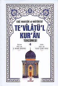 Te'vilatü'l Kur'an Tercümesi 4 %18 indirimli Ebu Mansur El-Matüridi