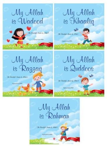 The Beautiful Names Of Allah 1 - 5 Book Set %13 indirimli Zeynep Sevin