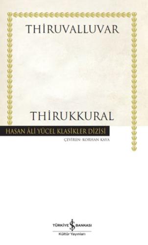 Thirukkural - Hasan Ali Yücel Klasikleri %31 indirimli Thiruvalluvar