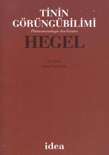 Tinin Görüngübilimi (Karton Kapak) Georg Wilhelm Friedrich Hegel