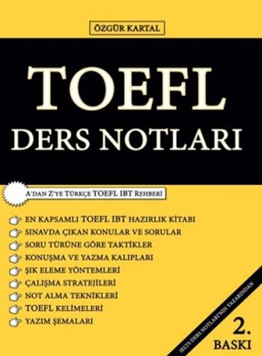 Toefl Ders Notları %13 indirimli Özgür Kartal