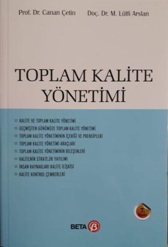 Toplam Kalite Yönetimi (Canan Çetin-M.Lütfi Arslan) %3 indirimli Canan