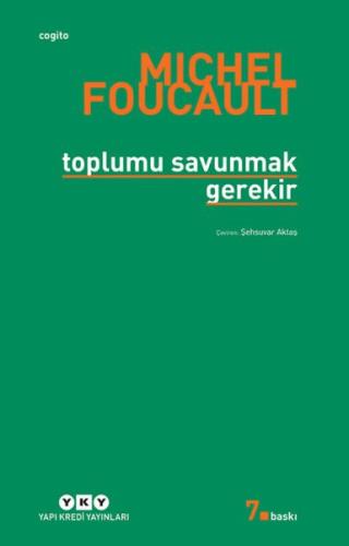 Toplumu Savunmak Gerekir %18 indirimli Michel Foucault