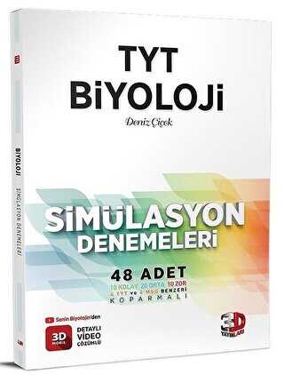 3D Yayınları TYT Biyoloji 48 Simülasyon Denemesi %23 indirimli