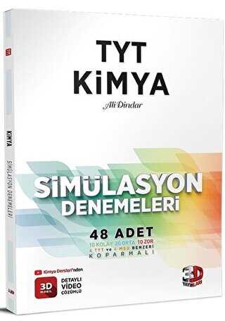 3D Yayınları TYT Kimya 48 Simülasyon Denemesi %23 indirimli